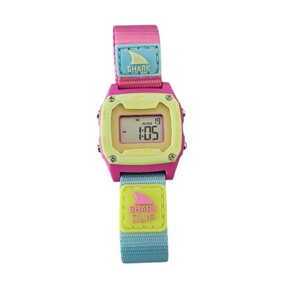 Freestyle Shark Clip Digital Watch Pink Blue Lime Green Surf Sport
